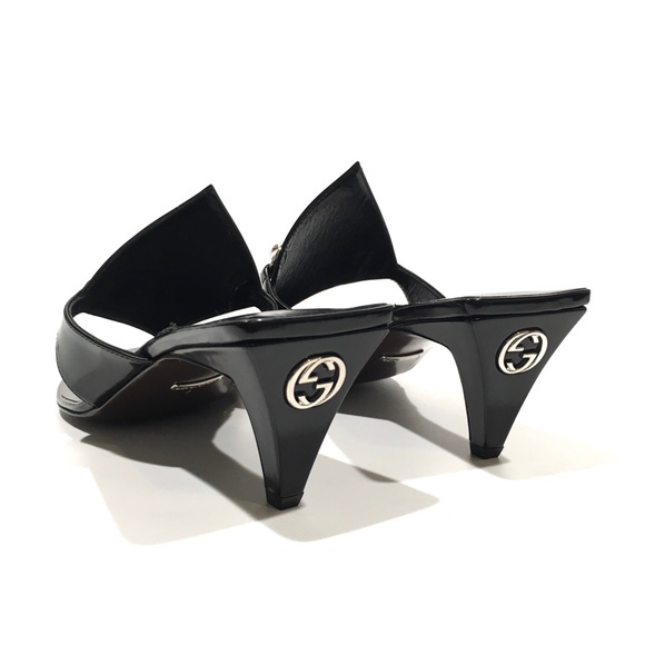 GUCCI HORSEBIT THONG LEATHER MULES -BLACK -WOMEN’S US 8 -NEW - Picture 4 of 10